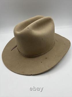 Stratton Hats 5X Beaver Felt Texas Department Of Safety On-Duty Hat 7 1/4 USA