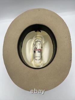 Stratton Hats 5X Beaver Felt Texas Department Of Safety On-Duty Hat 7 1/4 USA