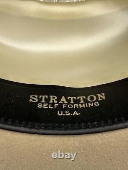 Stratton Hats 5X Beaver Felt Texas Department Of Safety On-Duty Hat 7 1/4 USA