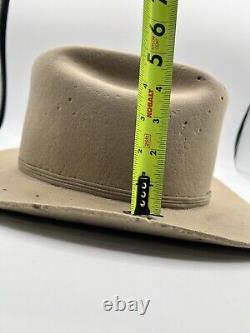 Stratton Hats 5X Beaver Felt Texas Department Of Safety On-Duty Hat 7 1/4 USA