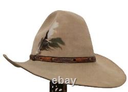 Sz 7 1/4 Restored Vintage 1950s Resistol 20X Beaver Felt Gus Tom Mix Cowboy Hat