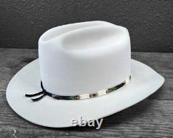 THE HAT STORE Silver Eagle Western Cowboy Hat 30 x Beaver Men Size 7 1/2 Cream