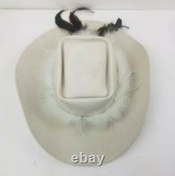 THE ROUNDUP 5X Quality Felt Cowboy Hat Feathers 6 7/8 western water Repellent
