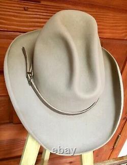 Texas HATTERS Lone Star Dame BEAVER Hat, 6-1/4, GRAY Gift from Willie Nelson