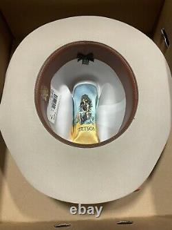 The Last Drop from Stetson Silverton 61 Silverbelly Size 7-5/8 R Western Hat NEW