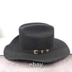 Tombstone Hat 20x El Patron Negro / Black Beaver Twenty 20X 7 1/4 MEX 58