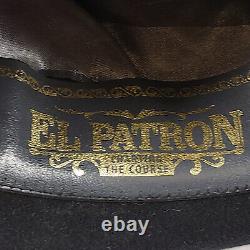 Tombstone Hat 20x El Patron Negro / Black Beaver Twenty 20X 7 1/4 MEX 58