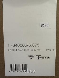 Twister 10X Gray Beaver Cowboy Hat 6-7/8 4 1/4 Brim T7646006