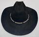 Vin Stetson Cowboy Hat 4x Beaver Black Hat Sz 7 1/4 Exclusively For 3 Brothers