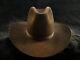 Vintage 3x Beaver Resistol Self Conforming Western Cowboy Hat Brown 6 7/8