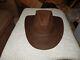 Vintage Stetson Western Cowboy Hat 4x Beaver, Size 7, Brown