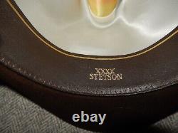 VINTAGE STETSON WESTERN COWBOY HAT 4X BEAVER, Size 7, brown