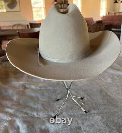 VTG 1975 Resistol Ridgetop Silverbelly XXX Beaver Size 7 NWOB Cowboy Hat