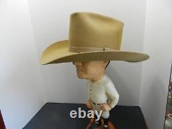 VTG 1982 RESISTOL 3X BEAVER COWBOY HAT DUNE COLOR SIZE 6 7/8 WithBOX