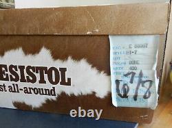 VTG 1982 RESISTOL 3X BEAVER COWBOY HAT DUNE COLOR SIZE 6 7/8 WithBOX