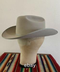 VTG 70s The WESTERNER OPEN ROAD Beaver Felt 7 3/8 SILVERBELLY Cowboy Hat FEDORA