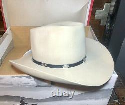 VTG 80s Stetson Silverbelly Fast Eddies 20X Beaver Cattleman Cowboy Hat 7½