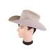 Vtg American Hat Company Beaver Cowboy Hat Size 7 5/8 Silverbelly Western Hat