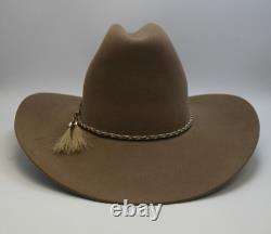 VTG Eddy Bros 4XXXX Beaver Quality Western Cowboy Hat Oval Tan 6 7/8 NIB