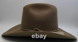 VTG Eddy Bros 4XXXX Beaver Quality Western Cowboy Hat Oval Tan 6 7/8 NIB