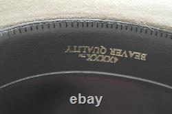 VTG Eddy Bros 4XXXX Beaver Quality Western Cowboy Hat Oval Tan 6 7/8 NIB