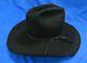 Vtg John B. Stetson Black Cowboy Hat 4x Beaver Felt Super Nice Cond. 6-3/4 Lo