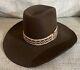 Vtg John Stetson Western Cowboy Hat 4x Xxxx Beaver Brown Color 7-1/8