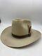 Vtg John B Stetson 5x Beaver Western Cowboy Hat Wool Felt Size 7 1/4 Made In Usa
