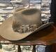 Vtg John B Stetson Western Cowboy Hat Buckhorn 4x Beaver Beige Tan 7 3/4
