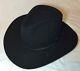 Vtg Nwt Black Resistol Chaparral 4x Beaver Self-conforming Cowboy Hat 7 3/8