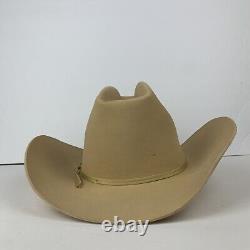 VTG Resistol 3X Beaver Self Conforming Cowboy Western Hat 7 1/8 Extra Long Oval