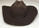 Vtg Resistol 7 3/8 4x Beaver Cowboy Hat Western Texas Made Brown Self Conforming