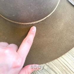 VTG Resistol Self Conforming Brown Western Rodeo XXX Beaver Hat