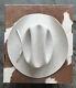 Vtg Resistol Silverbelly Long Oval Cowboy Hat 4x Beaver Size 7 New Withbox 4 Brim