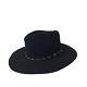 Vtg Stetson Western Cowboy Hat The Gun Club 4x Xxxx Beaver Fur Felt Black 7