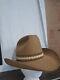 Vtg Usa Made Stetson Cowboy Hat Beaver 3x 71/8 Brown Mocha Western