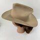Vintag Beaver Brand Hats Pure Beaver Fur 6 7/8 Cowboy Ryon 25x Tan Western Hat