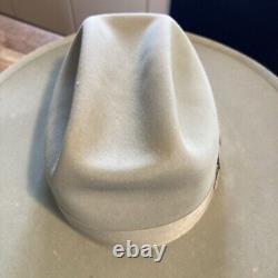 Vintage 1950s Resistol 3X Beaver Hand Creased Missoula Western Cowboy Hat Sz 7