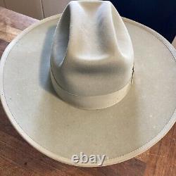 Vintage 1950s Resistol 3X Beaver Hand Creased Missoula Western Cowboy Hat Sz 7