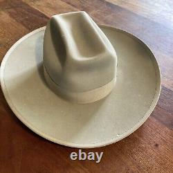 Vintage 1950s Resistol 3X Beaver Hand Creased Missoula Western Cowboy Hat Sz 7