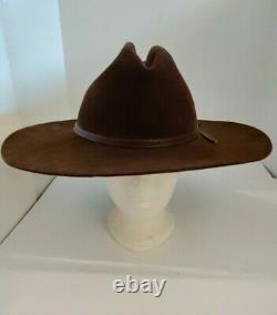 Vintage 1950s Resistol Cowboy Hat Made in The USA Coat of Arms Emblem
