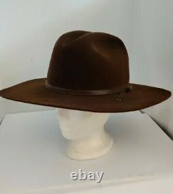 Vintage 1950s Resistol Cowboy Hat Made in The USA Coat of Arms Emblem