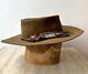 Vintage 1960's Stetson Cowboy Hat Xxx Size 7 Usa Western Beaver Feather Leather