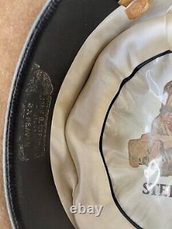 Vintage 1960's Stetson Cowboy Hat XXX Size 7 USA Western Beaver feather Leather