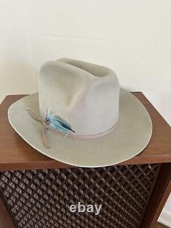 Vintage 1970s BEAVER HATS Brand Silverbelly 7 Cowboy Western Rancher Cattleman