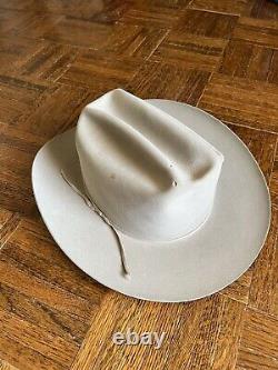 Vintage 1970s RESISTOL Cornhusker 3x BEAVER 7 1/8 Hat Western Cowboy 70s