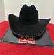 Vintage 50x Beaver Tony Lama Black Cowboy Rancher Western Hat Size 7 1/4 Lo