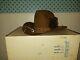 Vintage 5x Beaver Cowboy Hat With Feather Band