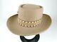 Vintage 5xxxxx Stetson Cowboy Hat Tan Withheadband Size 6 3/4 Waldon's Mineoua Tx
