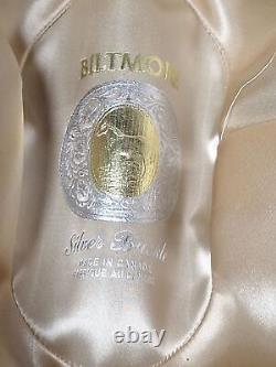 Vintage 80's BILTMORE Canadian Silver Buckle Western Cowboy Hat 7 1/4